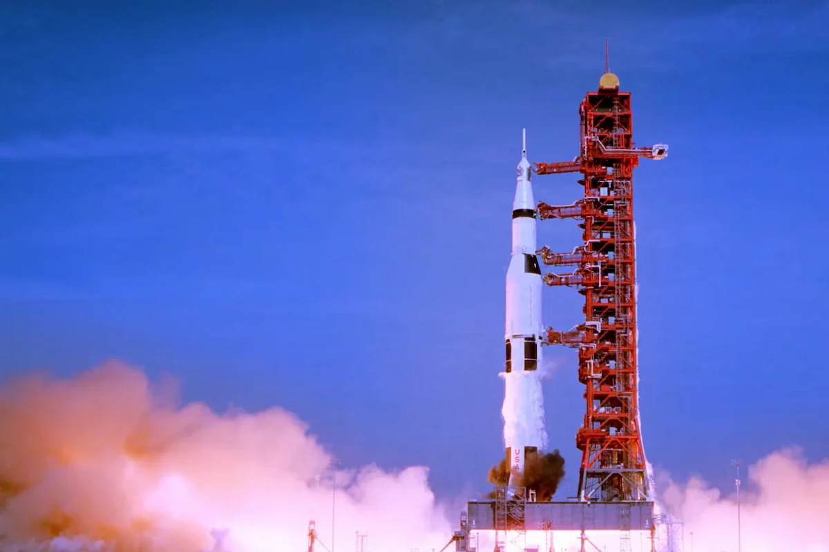 Photo of the Apollo 11 launch